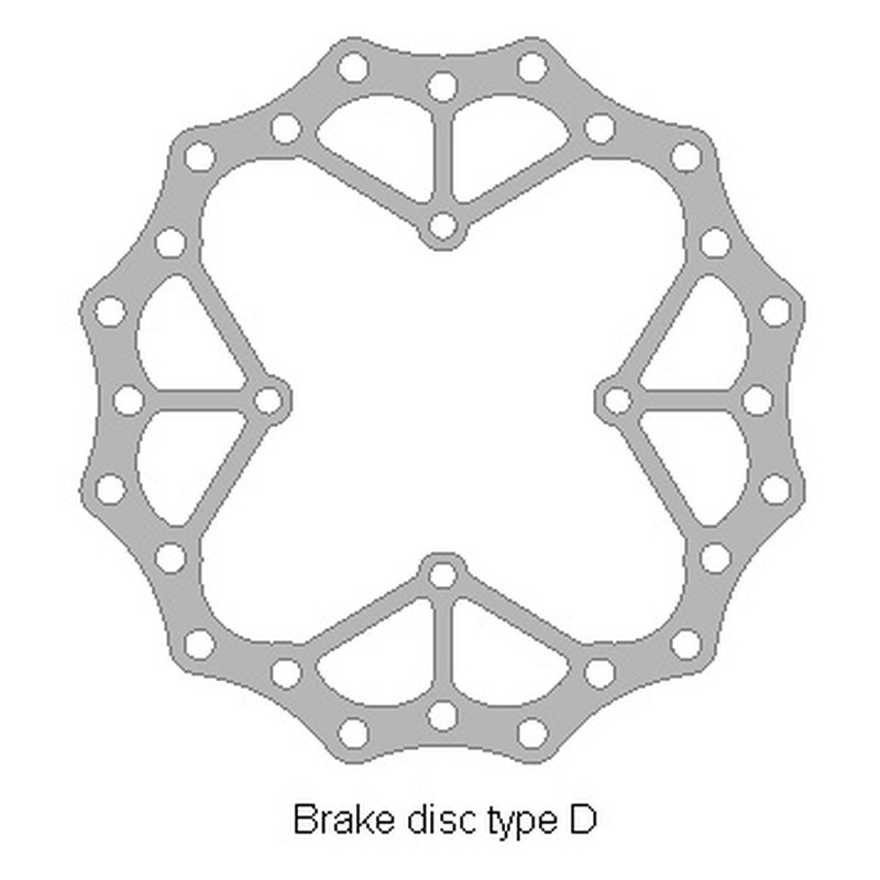DELTA BRAKING TARCZA HAMULCOWA PRZÓD KAWASAKI KX 250 '15-21, KX 450 '15-21, WAVE ULTRA LIGHT (270X109,5X4MM) (4X9,5MM)