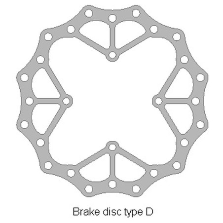 DELTA BRAKING TARCZA HAMULCOWA PRZÓD KAWASAKI KX 250 '15-21, KX 450 '15-21, WAVE ULTRA LIGHT (270X109,5X4MM) (4X9,5MM)