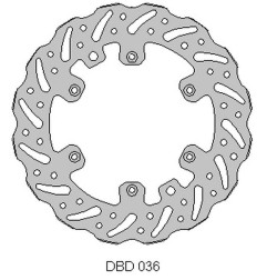 DELTA BRAKING TARCZA HAMULCOWA PRZÓD KTM 2T/4T '91-'25, HUSABERG, HUSQVARNA, GAS-GAS '21, WAVE (260X126,5X3MM) (6X6,5MM)