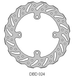 DELTA BRAKING TARCZA HAMULCOWA PRZÓD SUZUKI RMZ 250 '07-21, RMZ 450 '05-21, RMX450 '10-19, WAVE (250X118X3MM) (4X9,5MM)