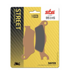 SBS KLOCKI HAMULCOWE KH715 STREET PERFORMANCE SINTER KOLOR ZŁOTY PASUJE DO: SUZUKI GSX-S 125 18-25, GSXR 125 R 18-24