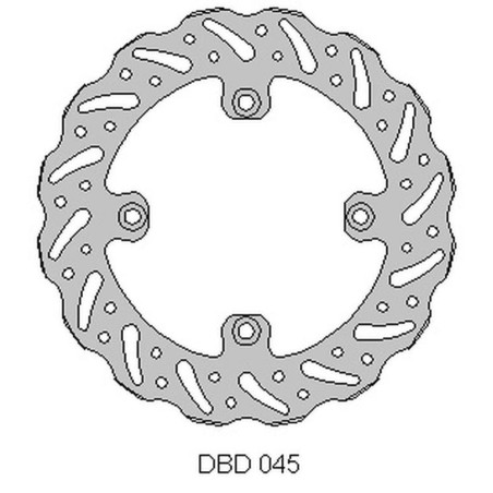 DELTA BRAKING TARCZA HAMULCOWA TYŁ BETA 250 RR '05-12, 525 RR '05-12, WAVE (260X120,3X4MM) (4X8,5MM) (NG1264)