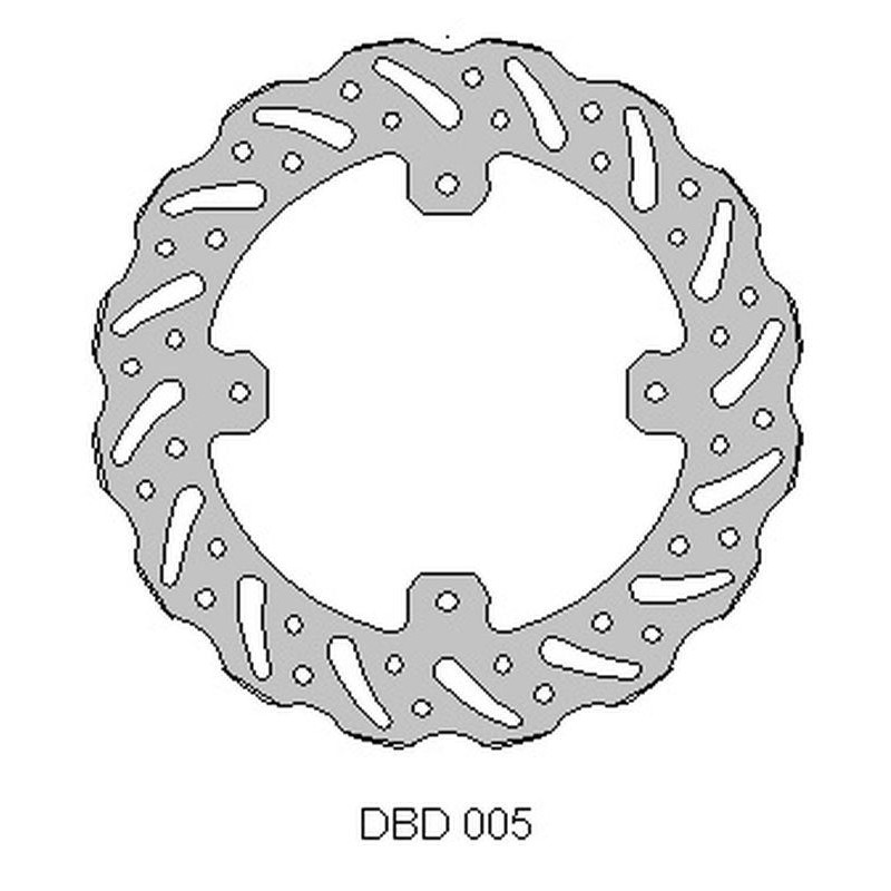 DELTA BRAKING TARCZA HAMULCOWA TYŁ HONDA CR 125 '02-07, CRF 250 '04-'21' -CRF 250 X 04-'21' CRF 450 WAVE (4X6,5MM) DELTA BRAKING TARCZA HAMULCOWA TYŁ HONDA CR 125 '02-07, CRF 250 '04-'21' -CRF 250 X 04-'21' CRF 450 WAVE (4X6,5MM)