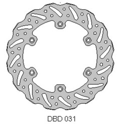 DELTA BRAKING TARCZA HAMULCOWA TYŁ YAMAHA WR 125 '92-00, YZ 125 '90-00,WR/YZ 250 '90-00, WRF/YZF 400/426 '98-00, WAVE