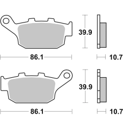 Klocki hamulcowe Brembo Street Sintered SP