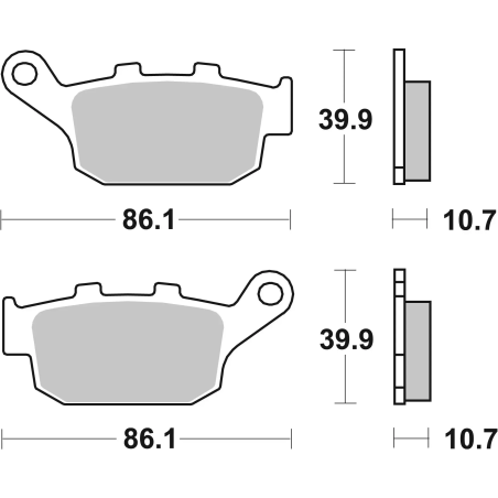 Klocki hamulcowe Brembo Street Sintered SP