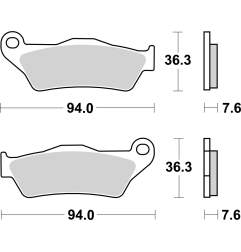 Klocki hamulcowe Brembo Off-Road Sintered SD