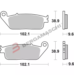Klocki hamulcowe Brembo Street Sintered SP