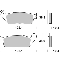 Klocki hamulcowe Brembo Street Sintered SP