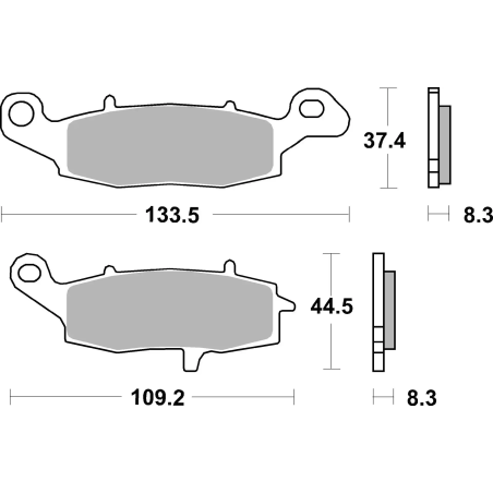 Klocki hamulcowe Brembo Street Sintered SA
