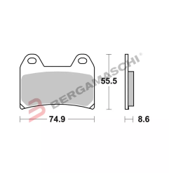 Klocki hamulcowe Brembo OEM Sintered