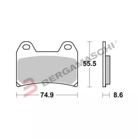 Klocki hamulcowe Brembo OEM Sintered
