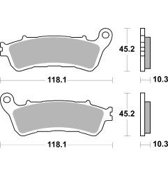 Klocki hamulcowe Brembo Street Sintered SP