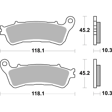 Klocki hamulcowe Brembo Street Sintered SP