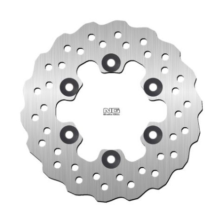 NG TARCZA HAMULCOWA TYŁ KAWASAKI KLX125 '10-17 (190X84X4MM) (6X10,5MM) WAVE
