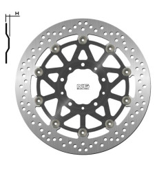 NG TARCZA HAMULCOWA PRZÓD KAWASAKI Z1000/ZZR1400 '17-20 (310X80X5,5MM) (5X10,5MM) PŁYWAJĄCA (ŚRODEK ALUMINIOWY)