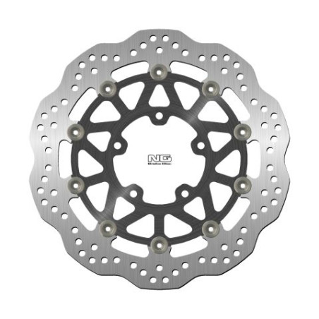 NG TARCZA HAMULCOWA PRZÓD KAWASAKI Z1000SX '19-21, Z1000 '07-20 (300X80X5,5MM) (5X10,5MM) WAVE PŁYWAJĄCA