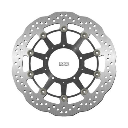 NG TARCZA HAMULCOWA PRZÓD HONDA CBR 1000 RR FIREBLADE '17-'18 (320X94X5MM) (5X6,5MM) WAVE PŁYWAJĄCA (ŚRODEK ALUMINIOWY)