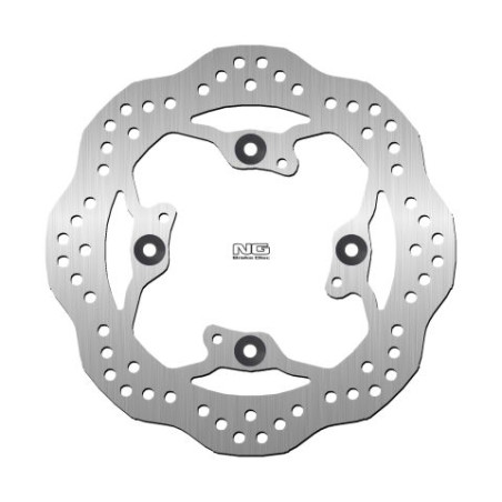 NG TARCZA HAMULCOWA TYŁ TRIUMPH BONNEVILLE 900/1200 '17-21, SCRAMBLER 1200 '19-21 (255X105X5,5MM) (4X10,5MM) WAVE