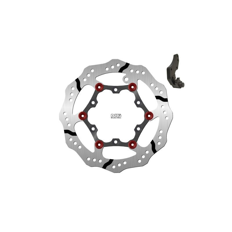 NG TARCZA HAMULCOWA PRZÓD GAS GAS EC 125/200/250/300 '99-15 (270X108X3MM) (6X6,5MM) WAVE PŁYWAJĄCA Z ADAPTEREM NG TARCZA HAMULCOWA PRZÓD GAS GAS EC 125/200/250/300 '99-15 (270X108X3MM) (6X6,5MM) WAVE PŁYWAJĄCA Z ADAPTEREM