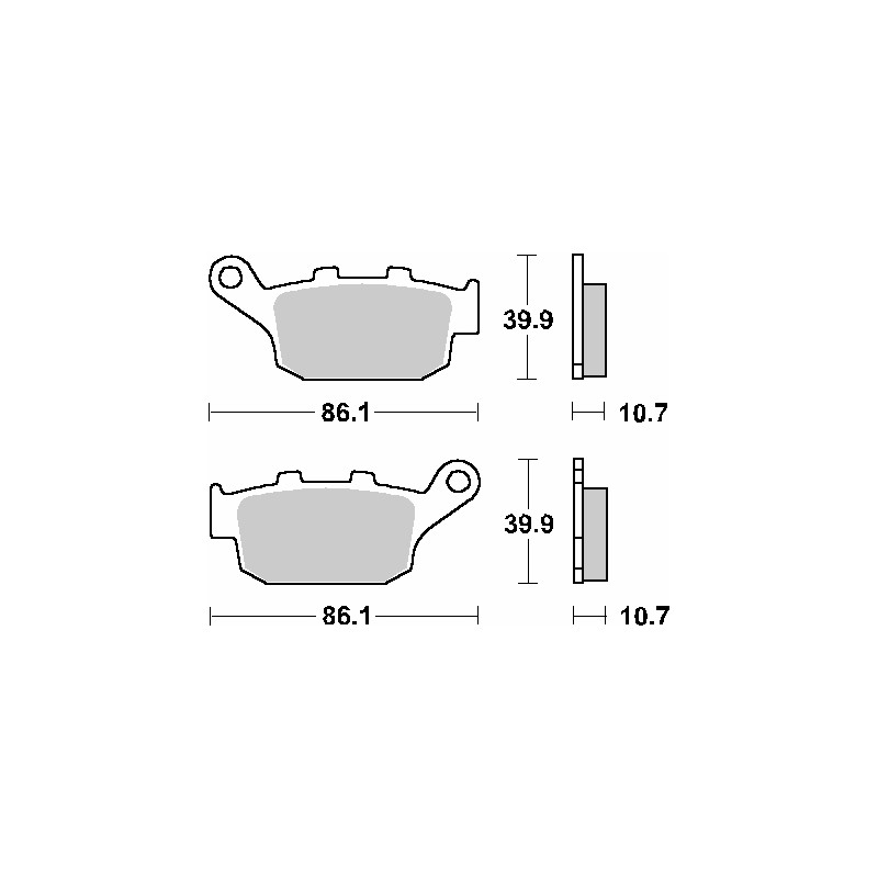 SBS KLOCKI HAMULCOWE KH140 STREET STANDART CERAMIC KOLOR CZARNY SBS KLOCKI HAMULCOWE KH140 STREET STANDART CERAMIC KOLOR CZARNY