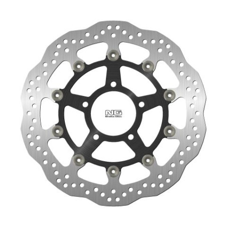 NG TARCZA HAMULCOWA PRZÓD TRIUMPH ROCKET '04-17, SPRINT 1050 '05-10 (5X10,5MM) WAVE PŁYWAJĄCA (ŚRODEK ALUMINIOWY)