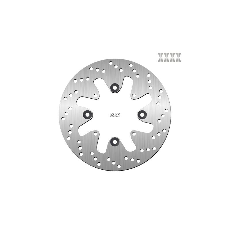 NG TARCZA HAMULCOWA TYŁ KAWASAKI VERSYS 650 '15-16 (250X100X4,5MM) (4X10,5MM)