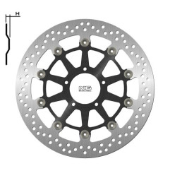 NG TARCZA HAMULCOWA PRZÓD DUCATI 848 '08-13, PANIGALE 959 '18-19, S4R 996 '07-09 (5X8,5MM) PŁYWAJĄCA (ŚRODEK ALUMINIOWY)
