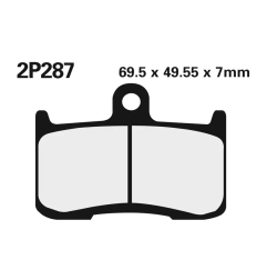 Klocki hamulcowe Nissin Street /Off-Road Sintered Metal 2P-287ST