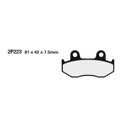 Klocki hamulcowe Nissin Street /Off-Road Sintered Metal 2P-223ST-MX