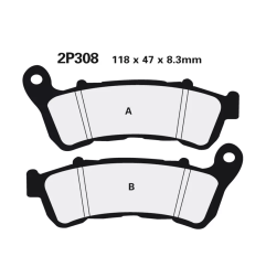 Klocki hamulcowe Nissin Street /Off-Road Sintered Metal 2P-308ST