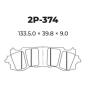Klocki hamulcowe Nissin Street /Off-Road Sintered Metal 2P-374ST