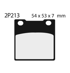 Klocki hamulcowe Nissin Street /Off-Road Sintered Metal 2P-213ST