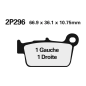 Klocki hamulcowe Nissin Street /Off-Road Sintered Metal 2P-296ST-MX