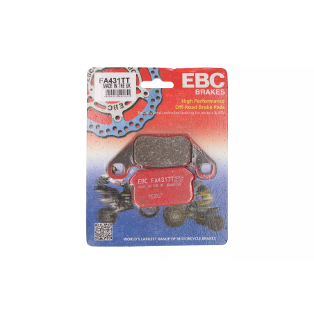 Klocki hamulcowe EBC FA 431 TT (2 szt.)