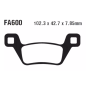 Klocki hamulcowe EBC FA 600 TT (2 szt.) Klocki hamulcowe EBC FA 600 TT (2 szt.)