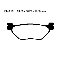Klocki hamulcowe EBC FA 319 SFAC (2 szt.)