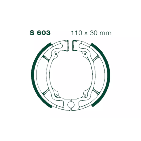 Szczęki hamulcowe EBC 604
