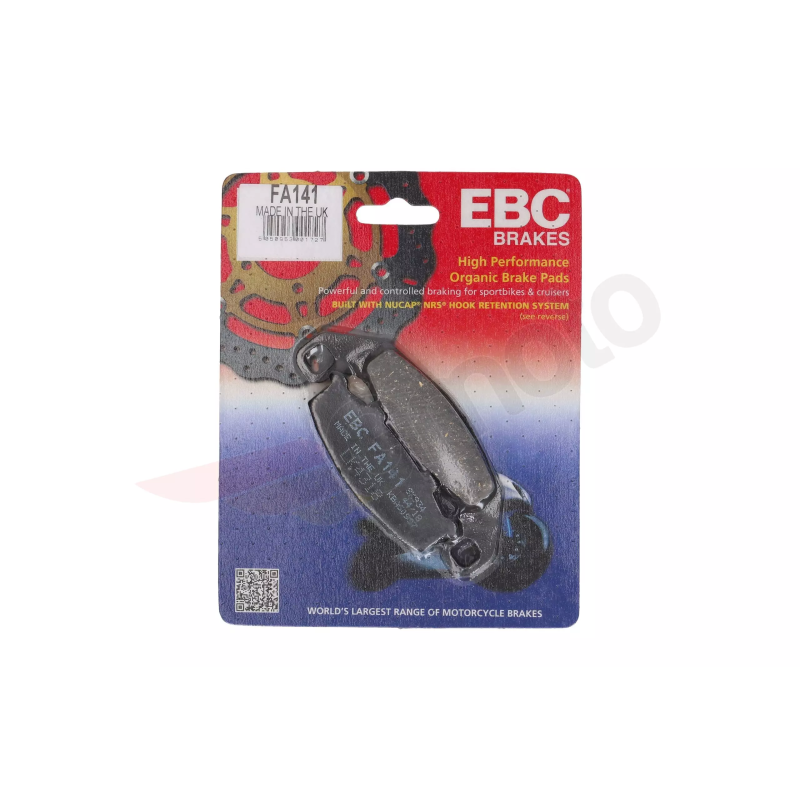 Klocki hamulcowe EBC FA 141 (2 szt.)