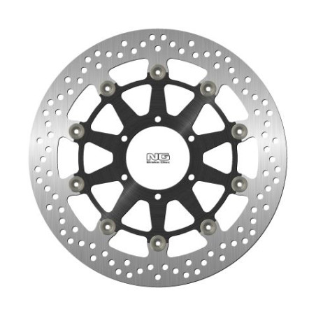 NG TARCZA HAMULCOWA PRZÓD BMW M1000RR/S1000RR '20-21 (320X80,2X4,5MM) (6X8,5MM) PŁYWAJĄCA (ŚRODEK ALUMINIOWY)