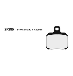 Klocki hamulcowe Nissin Street /Off-Road Sintered Metal 2P-285ST