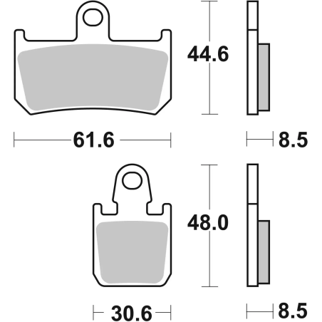Klocki hamulcowe Brembo Street Sintered SA