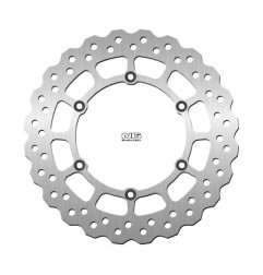 NG TARCZA HAMULCOWA PRZÓD YAMAHA WR/YZ125/250 '92-00, WR/YZ400 '98-00 (245X118X3MM) (6X6,5MM) WAVE