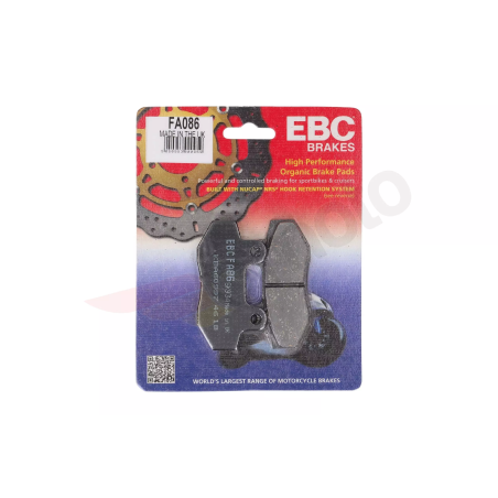 Klocki hamulcowe EBC FA 086 (2 szt.)
