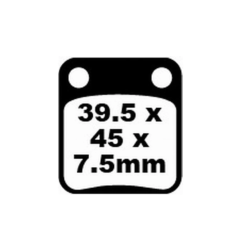 Klocki hamulcowe EBC FA 054 R (2 szt.)