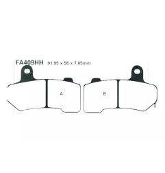 Klocki hamulcowe EBC FA 409 (2 szt.)