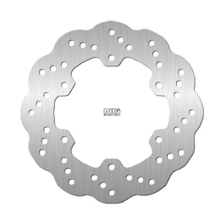 NG TARCZA HAMULCOWA TYŁ YAMAHA R1 '98-'03, R6 '99-02 (220X115X5MM) (6X8,5MM) WAVE
