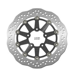 NG TARCZA HAMULCOWA PRZÓD SUZUKI GSXR 600/750/1000 '03-05, VL800 '14-15 (5X10,5MM) WAVE PŁYWAJĄCA (ŚRODEK ALUMINIOWY)