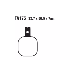 Klocki hamulcowe EBC FA 175 (2 szt.)