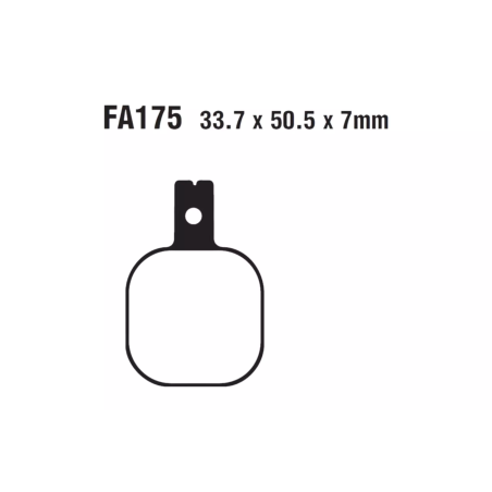 Klocki hamulcowe EBC FA 175 (2 szt.)